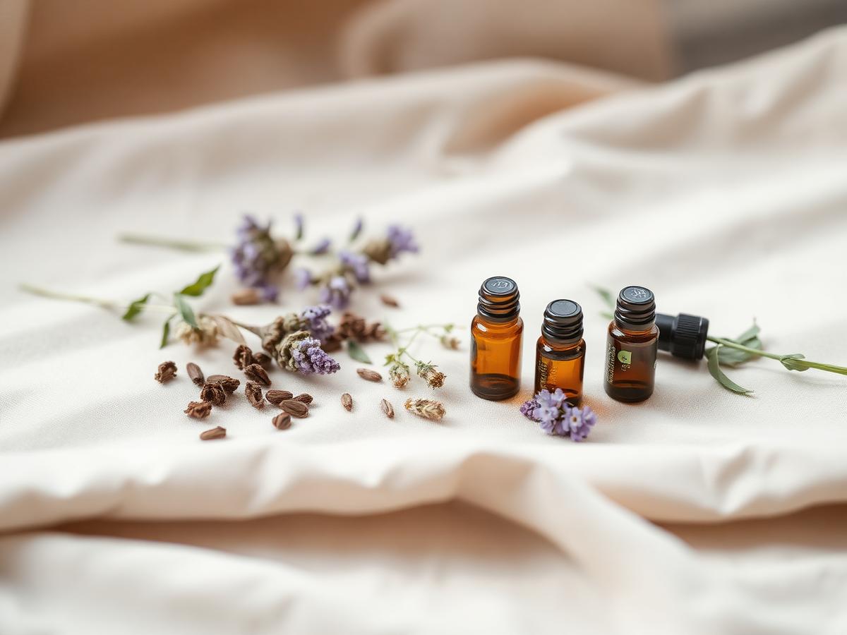 Plantes médicinales, fleurs de lavande et huiles essentielles pour la naturopathie